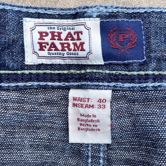 Vintage Y2K Phat Farm Baggy Wide Leg Jeans - Picture 5 of 5